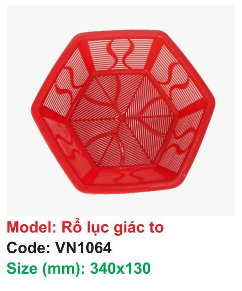 Rổ lục giác to - VN1064 - 340x130 