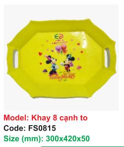 Khay 8 cạnh to - FS0815 - 300x420x0.5