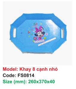 Khay 8 cạnh nhỏ - FS0814 - 260x370x0.4