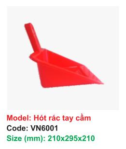 Hót rác tay cầm VN6001 - 210x250x210