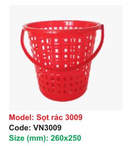 Sọt rác VN3009 - 260x250 