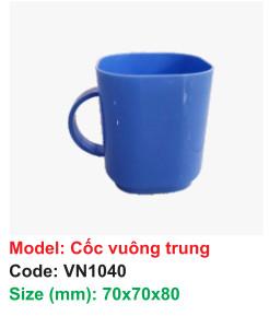 Cốc vuông trung VN1040 70*70*80