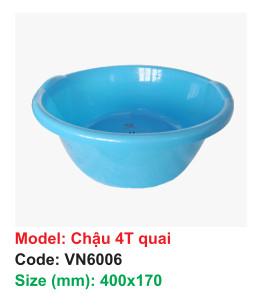 Chậu 4T quai - VN6006 - Size 400x170