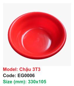Chậu 3T3 - Code: EG0006 - Size: 330x105