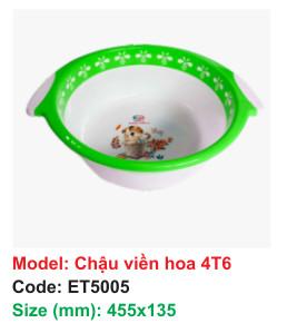 Chậu viền hoa 4T6 - Code: ET5005 - Size: 455x135