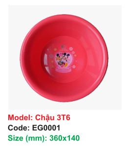 Chậu 3T6 - Code: EG0001 - Size: 360x140