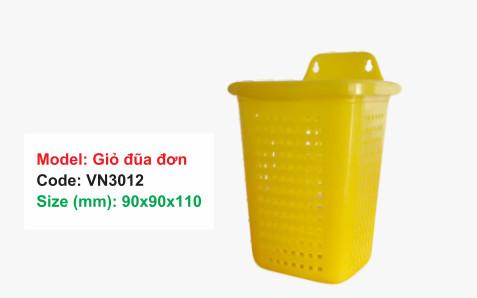 Giỏ đũa đơn - Code: VN3012 - Size: 90x90x110
